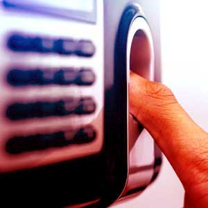 Access control system being used