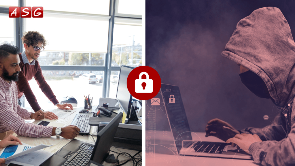 Firewall protecting businesses from cybersecurity attacks by ASG